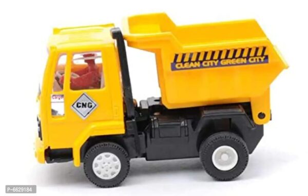 Dumper Truck, Plastic Toy with Rubber Tire, Pull Back, Die Cast - Image 4