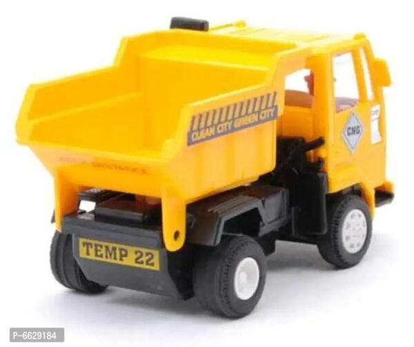 Dumper Truck, Plastic Toy with Rubber Tire, Pull Back, Die Cast - Image 5