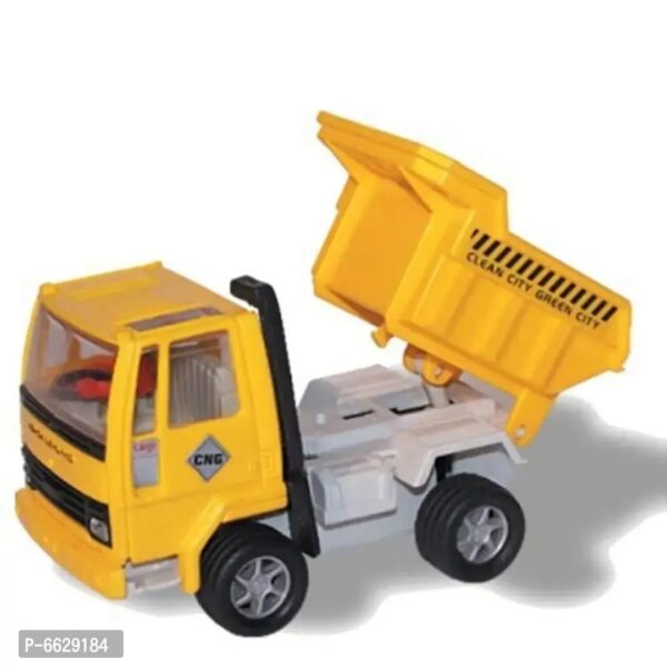 Dumper Truck, Plastic Toy with Rubber Tire, Pull Back, Die Cast - Image 2