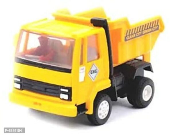 Dumper Truck, Plastic Toy with Rubber Tire, Pull Back, Die Cast - Image 3